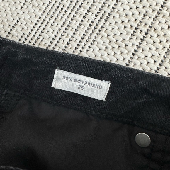 Womens PacSun 90’s boyfriend style black jeans size 25 (1) - Picture 5 of 7